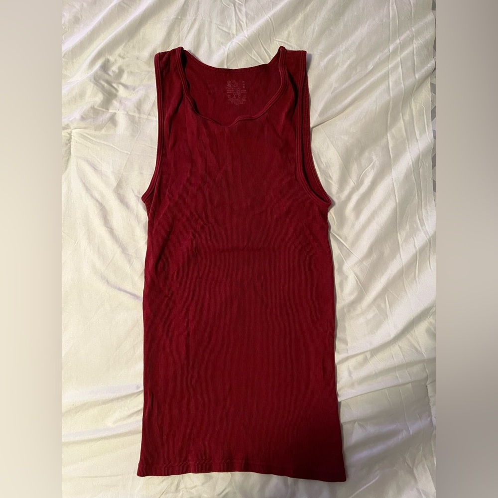 Fruit of the Loom Womens Red Tank Top
